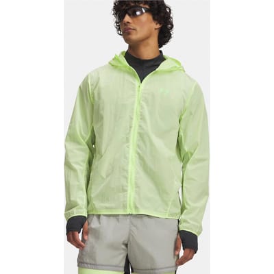 Under Armour Explor Trail Run WindShell Hardloopjas Heren-lichtgroen, neongroen