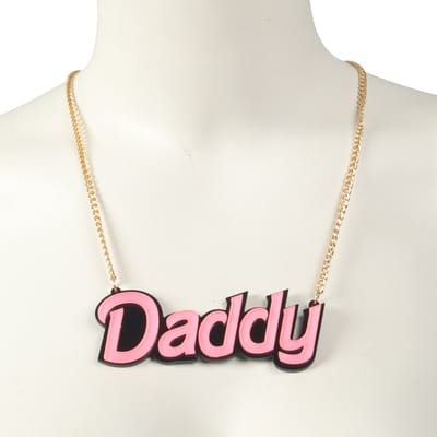 Banoch | Daddy halsband - hanger met goudkleurige ketting