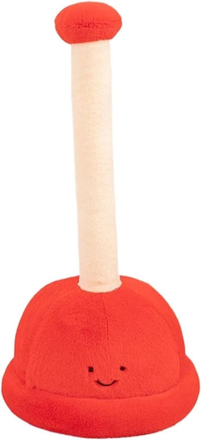 Pluche Toilet Speelgoed - Knuffel Toilet Pluche - Decoratie Huis - Grappig Ontwerp - 39 x 9 x 9 cm