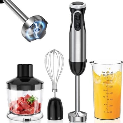 Intelectro Blender PowerBlend - De Ultieme Krachtpatser voor Culinaire Perfectie! - 1000W - 20 Snelheden - Hakmolen - Eiklopper - Veelzijdig Gebruik - Ergonomische Handgreep - Krachtige Motor - Kwalitatief - Zwart - Levering Sneller dan Aangegeven!