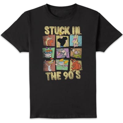 Cartoon Network Stuck In The 90s Men's T-Shirt - Black - XL