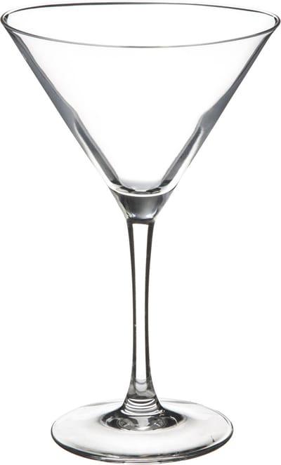 Secret de Gourmet Cocktailglazen - 4x stuks - martiniglazen - 210 ml - transparant
