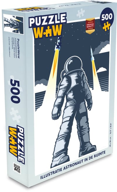 Puzzel Astronaut - Raket - Ruimte - Legpuzzel - Puzzel 500 stukjes