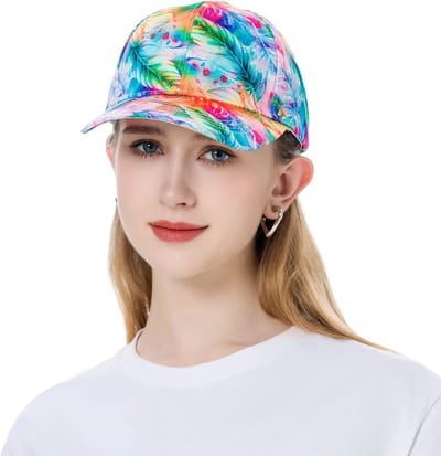 Dailygoods - Dames Baseballpet met Bloemenprint