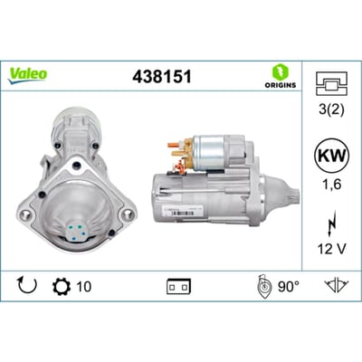 Starter VALEO ORIGINS NEW VALEO 438151