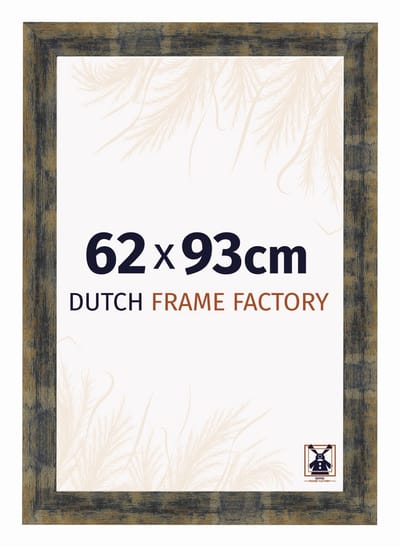 Fotolijst 62x93 cm - MDF - Blauw Goud Gemeleerd - Praag