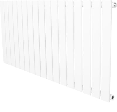 1-kolom design radiator - 600x1190 mm - wit - vlakke panelen