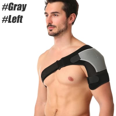 Attelle d'épaule pour coiffe des rotateurs Soulagement de la douleur Support Manchon de compression Enveloppement Pour la stabilité la récupération beige