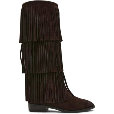 Steve Madden Spur Boots Brown Suede Maat: 40 | Laarzen Outlet | Dames | Bruin