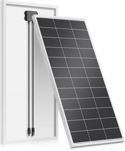 Zonnepaneel Monokristallijn - PV-module 12V - Energie Opwekken - 25% Conversie Efficiëntie - 200 Watt - Zwart