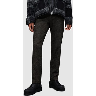 AllSaints Corvus Trouser Black Maat: W36 | Tailored Broeken Outlet | Heren | Zwart