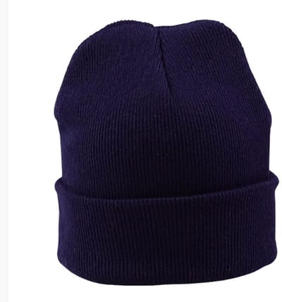 Hidzo Beanie - Muts - Polyester - Donkerblauw - Heren Muts - Dames Muts