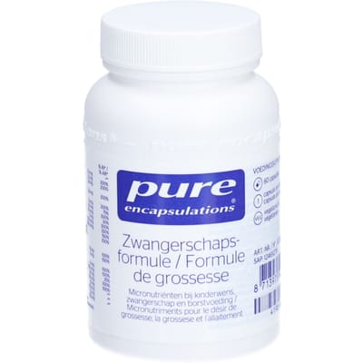 Pure Encapsulations Pregnancy Formula | Voor jouw welzijn als (aanstaande) mama en een gezonde ontwikkeling van baby 60 Tabletten