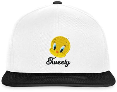 Looney Tunes Tweety Portret Borduurwerk Snapback cap