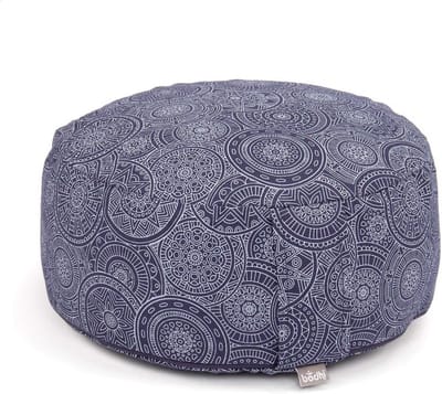 Rond Meditatiekussen met Wasbare Katoenen Hoes - Comfortabel Zitkussen met Kapok Vulling