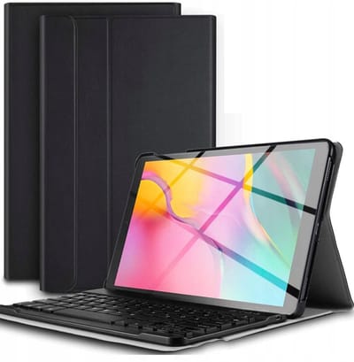 EtuiTab Serie - Hoes en Toetsenbord voor Samsung Galaxy Tab A7 Lite - Bluetooth - 8.7 inch - Zwart