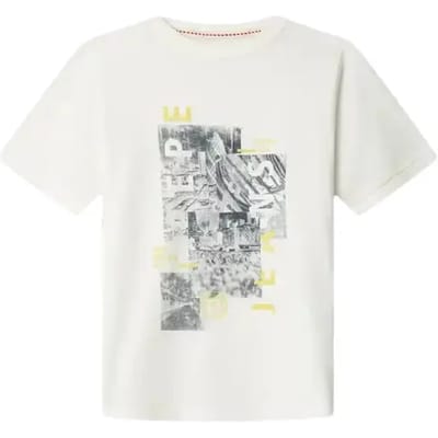Pepe Jeans Stanley T-shirt Met Korte Mouwen Wit 10 Years Jongen