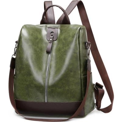 Damesrugzak voor Dames Nieuwe PU Dames Tas Europees en Amerikaans Retro Casual Outdoor Reisrugzak Anti-diefstal Tas