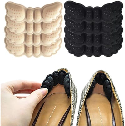 Dailygoody - Hielgrepen - Schoenpads Sticker - Comfortabel - Zachte Spons - Aanpasbaar - Geschikt voor Hoge Hakken en Leren Schoenen - 4 Paar