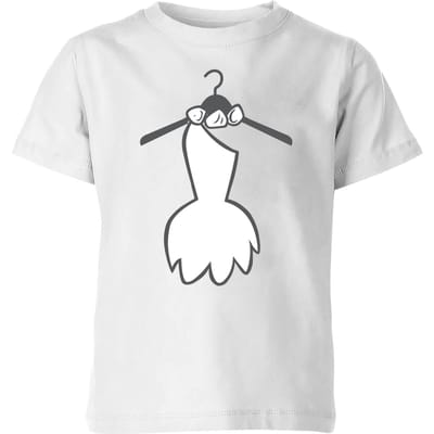 The Flintstones Wilma Dress Kids' T-Shirt - White - 98/104 (3-4 jaar)