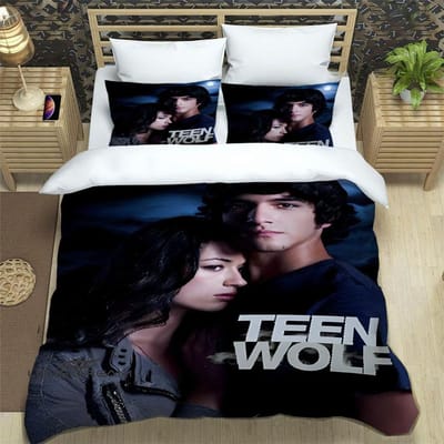 Mode Tv Serie Teen Wolf Beddengoed Collectie Enkel Tweeling Volledig Queen King Size Bed Collectie Volwassen Kind Slaapkamer Dekbedovertrek Collectie Huis Textiel EU Twin 135x200cm