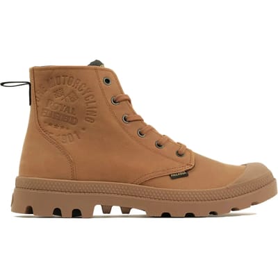 PALLADIUM Pampa Continental Leather - Heren Laarzen Boots Leer Bruin 74373-203-M , Maat: EU 44 UK 9.5