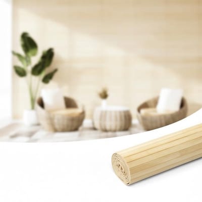 Maison Elara Bamboe Wandpaneel Natuurlijk 30x244 cm - Tropisch Interieur Decor - Lambrisering voor Muur en Plafond