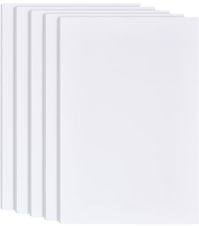 Dailygoods- Schuimplaten 5 stuks - 30 x 20 cm - 6 mm dik - PVC-schuimplaat - Knutselmateriaal voor kinderen - Creatieve projecten