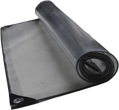 Dekzeil Heavy Duty - Transparant Tarp - Waterdicht Beschermen - Sterk PVC Materiaal - 2M x 6M - Transparant