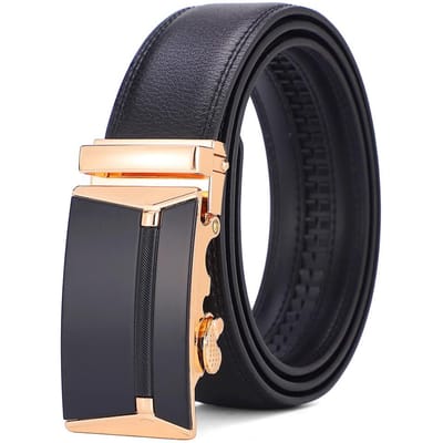 Mode Herenriem Ratelriem Hoge Kwaliteit Legering Automatische Gesp Jeans Pak Broek Luxe Merk Riem Maat 105 110 115 120 125cm 120cm black
