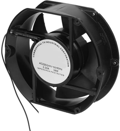 Content in - Axiale Ventilator AC220V 38W met Ovale Kogellager - Voor DIY Koeling en Ventilatie Uitlaat Projecten .