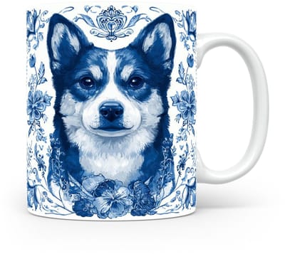 Mok Pomsky Beker voor koffie of tas voor thee, cadeau voor dierenliefhebbers, moeder, vader, collega, vriend, vriendin, kantoor, opa, oma, hond, kerst, sinterklaas, verjaardag