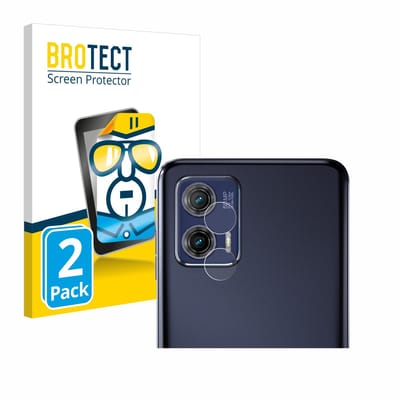 BROTECT - Screenprotector voor Motorola Moto G73 5G (ALLEEN Camera Lens) - Folie Beschermfolie transparant 2 Stuks