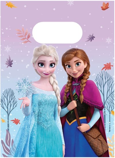Globos Paper Party Bags Frozen Idyllic Wonder - 4 pcs.