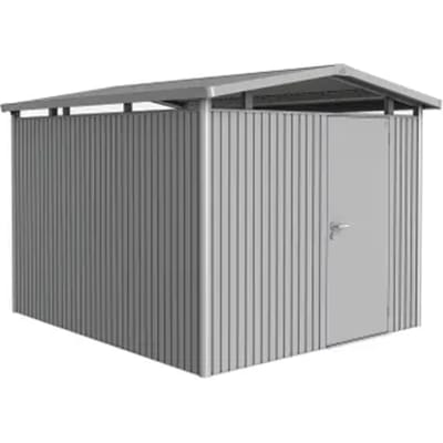 Biohort Metalen Tuinhuis Panorama - Zilver Metallic - 273x318cm
