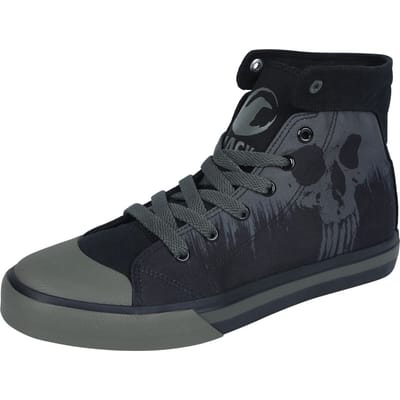 Black Premium by EMP Zwarte sportschoenen met een doodshoofdprint op de zijkant - Unisex - EU38