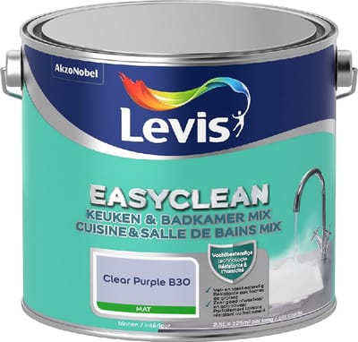 Levis - Easyclean Keuken & Badkamer Mix - Clear Purple B30 - Mengverf - 2,5 L