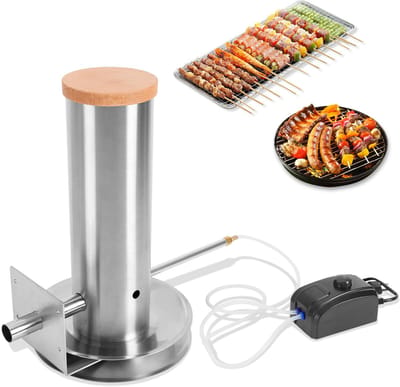 Elektrische Koud rookgenerator 1,7L (cold smoke generator), pomp koud rook generator voor rookkast voor het koud roken