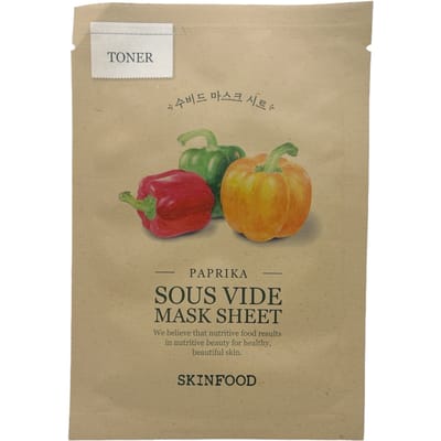 SKINFOOD Paprika Sheet Mask 18 Dagcrème