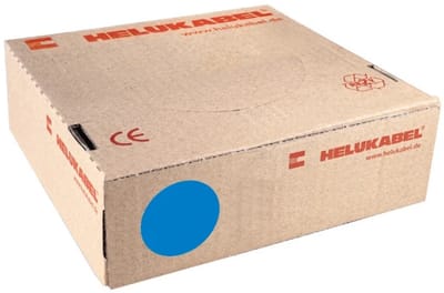 Montagedraad VDS 2.5mm² (H07Z-K) 90°C blauw - per rol 100 meter (51779)