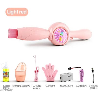 Rookbellen Machine Elastische Bellen Mist Mystieke Staf Interactief Feest Kleurrijke Licht Bellen Blaas Machine Speelgoed voor Kinderen Cadeau