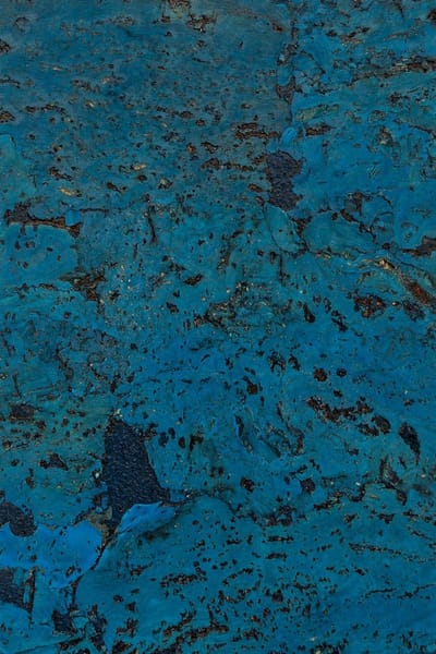 Kurk Behang - Tegels – Blauw - Wandbekleding - 100% kurk - Bilbao- 3 mm dik - 0,3x0,6 – prikbord