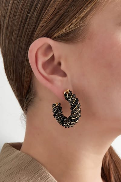 Dames oorbellen - Twisted grace oorbellen - Groen - Leuk voor de feestdagen! - Perfect cadeau!