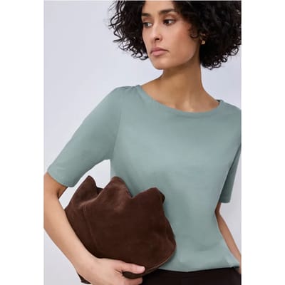 Shirt met boothals