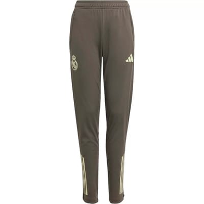 Adidas Real Madrid Broeken Kinder - Grijs - Maat 123 - 129 CM - Poly Woven