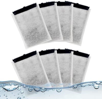Reservefilters 6 stuks - Actieve Kool/Watten - Geurremmend - Waterbehandeling - Geschikt voor EasyCrystal 250/FilterBox 300 - Duurzaam ontwerp - Filterpatronen