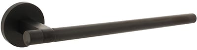 Intersteel Deurkruk Shiraat Grand&Johnson op rozet éénzijdig verdekt rechts ø55x8mm PVD zwart