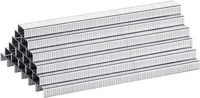 meite T-50 nietjes type 140/6 mm (1/4 inch) heavy duty verzinkt met 10,5 mm kroon voor nietmachine T-50/140, ideaal voor gestoffeerde meubels en meubels - verpakking van 5.000 stuks