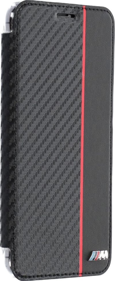 BMW Zwart iPhone Xs Max - Book Case - Stijlvol - Leer - Met pashouder