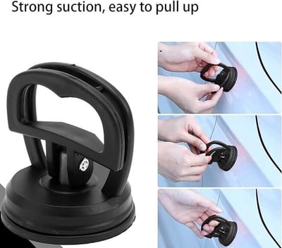 Waledano® Premium Auto Deuk Verwijderaar - Auto reparatie kit - Uitdeukset - Uitdeukstation - Autoschade Herstel - 6CM - Zwart